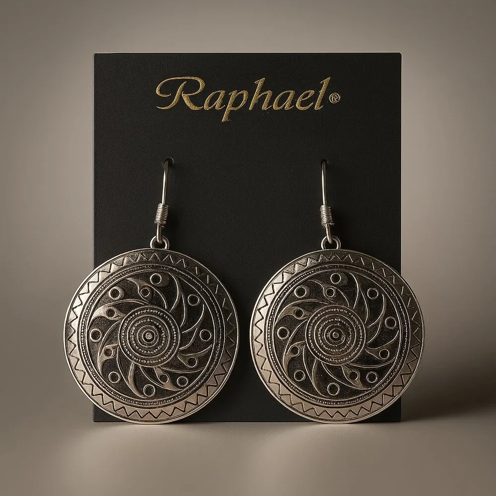 Intricate Silver Drop Earrings – Lightweight Women’s Fashion Statement Jewelry